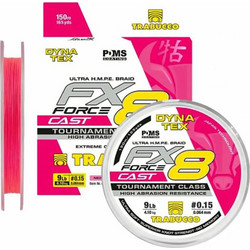 ΝΗΜΑ TRABUCCO Dynatex FX8 Force Cast Neon Pink PE 0.8 0.148mm