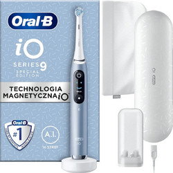 Oral-B iO Series 9 Luxe Edition Ηλεκτρική Οδοντόβουρτσα με Χρονομετρητή Αισθητήρα Πίεσης & Θήκη Ταξιδίου Aqua Marine