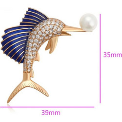 Brooch Ocean Spear