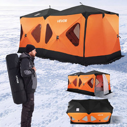 VEVOR Θερμομονωτική Σκηνή Ice Fishing 8-10 Ατόμων 4,11 x 2,3 x 2,3 m BDBHSJMKS5M1ZSMBT001V0