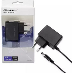Qoltec Universal Τροφοδοτικό 15V 1A με Ισχύ 15W (52417)