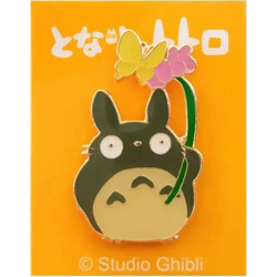 My Neighbor Totoro Pin Totoro With Flower