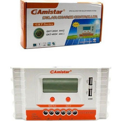 GAMISTAR Ρυθμιστής φόρτισης για φωτοβολταϊκά 30A GKT-3024 - Solar charge controller-47094-99869