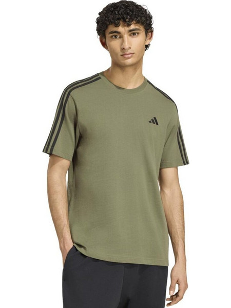 Adidas Ανδρική Κοντομάνικη Μπλούζα Essentials 3-Stripes Single Jersey T-Shirt KY4114