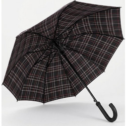 Rain A-26509 High Tech, Ομπρέλα Αυτόματη, Αντιανεμική, Μπαστούνι, Καρό, Μπεζ