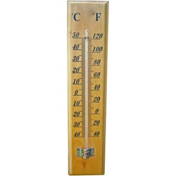ΘΕΡΜΟΜΕΤΡΟ ΞΥΛΙΝΟ ΥΓΡΟΥ 20cm - ΜΕΤΡΗΤΗΣ ΘΕΡΜΟΚΡΑΣΙΑΣ C - F