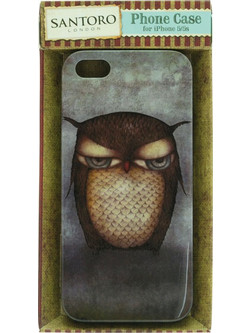 ΘΗΚΗ ΓΙΑ I-PHONE 5 & 5S GRUMPY OWL (349EC03)