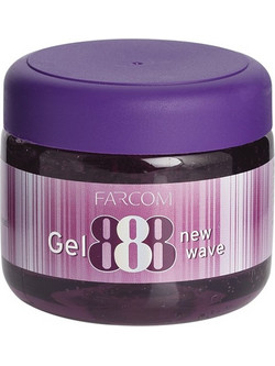 Farcom 888 New Wave Gel Μαλλιών για Wet Look Δυνατό Κράτημα 250ml