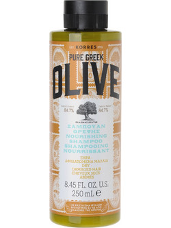 Korres Pure Greek Olive Σαμπουάν για Ξηρά & Ταλαιπωρημένα Μαλλιά 250ml