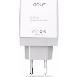 Golf Φορτιστής Χωρίς Καλώδιο με Θύρα USB-A White U1QX-WH