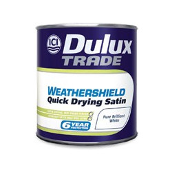 DULUX TRADE WEATHERSHIELD QUICK DRYING SATIN 2,5 5082971