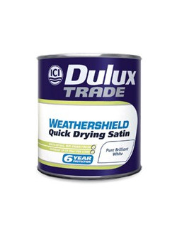 DULUX TRADE WEATHERSHIELD QUICK DRYING SATIN 2,5 5082971