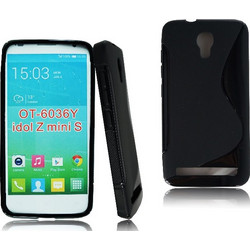 Θήκη TPU GEL S-Line για Alcatel One Idol 2 Mini S (6036Y) Μαύρο (OEM)