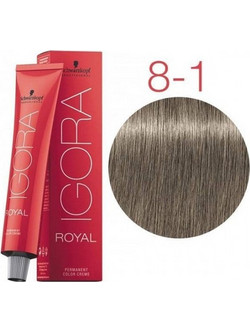 Schwarzkopf Igora Royal 8-1 Ξανθό Ανοιχτό Σαντρέ Μόνιμη Βαφή Μαλλιών 60ml
