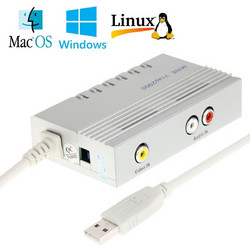 Μονάδα καταγραφής βίντεο Mine Vcap 2900 USB, Plug and Play, Συμβατή με Android / Mac OS / Linux / Windows (Ασημί) (OEM)