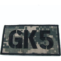 King Arms Seal Team GK5 Callsign Embroidery Patch - ACU