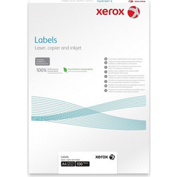 Xerox Ετικέτες για Ασπρόμαυρες Εκτυπώσεις σε Laser και Inkjet Εκτυπωτή A4 105x148.5mm 4x100 Φύλλα Λευκό 003r97402