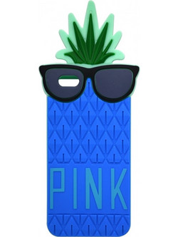 Θήκη Σιλικόνης Ancus Pineapple για Apple iPhone 6 Plus/6S Plus Μπλέ