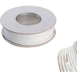 KAΛΩΔIO TΗΛΕΦΩΝΟΥ (ΟΤΕ) ΠΛAKE 2 ZEYΓΩN 4Χ0,12mm ΔΙΑΤΟΜΗ ΧΡΩΜΑΤΟΣ ΛEYKO