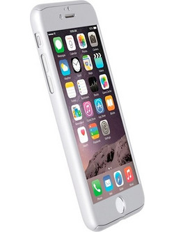 Krusell Arvika 360 Cover + Glass Protector for iPhone 7 Silver