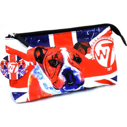 W7 Bulldog Γυναικείο Νεσεσέρ 25x20cm Πολύχρωμο