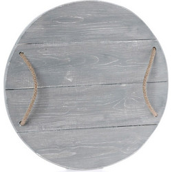 Ξύλινος Δίσκος 12783 Γκρι