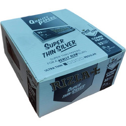 Χαρτάκια Rizla+ silver COMBI PACK 32 KING SIZE + FILTER TIPS , κουτί 24 τεμαχίων