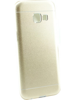 POWERTECH Θήκη Hard Cover Aluminium SAMSUNG Galaxy A3 (2017) Gold