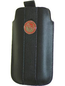Θήκη OEM Universal Ολυμπιακός Leather Black red