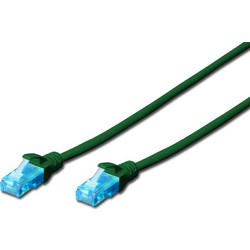 Digitus U/UTP Cat.5e Καλώδιο Δικτύου Ethernet 2m Green DK-1512-020/G