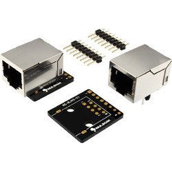 2 Pcs RJ45 8-pin Connector (8P8C) and Breakout Board Kit for Ethernet DMX-512 RS-485 RS-422 RS-232 (Unassambled)