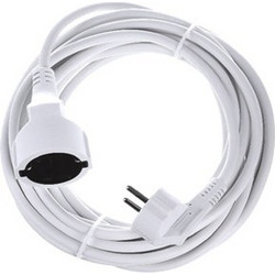 POWER CABLE CORD EXTENSION 3Χ1 ΚΑΛΩΔΙΟ ΡΕΥΜΑΤΟΣ ΣΟΥΚΟ ΠΡΟΕΚΤΑΣΗ ΜΠΑΛΑΝΤΕΖΑ 3m ΛΕΥΚΟ MZ1-01