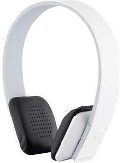 Modecom MC-350B Cure Ασύρματα Bluetooth Ακουστικά On Ear Λευκά