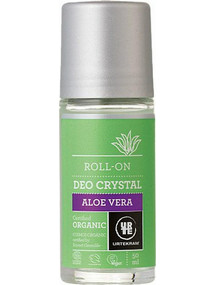 Urtekram Aloe Vera Φυσικό Γυναικείο Αποσμητικό Roll On Κρύσταλλος Χωρίς Αλουμίνιο 50ml