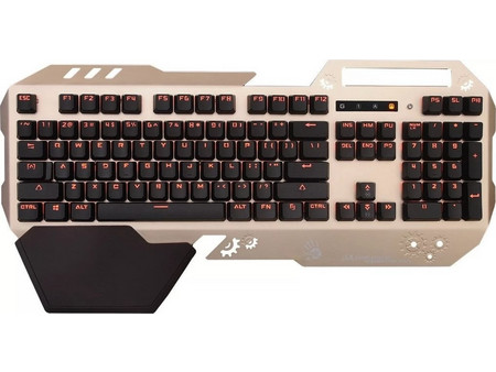 A4Tech Bloody B860 Μηχανικό Gaming Πληκτρολόγιο με LK Optic Διακόπτες RGB Silver