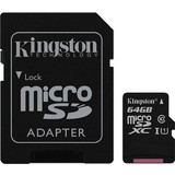 Kingston Canvas Select microSDXC 64GB Class 10 U1 UHS-I + Adapter
