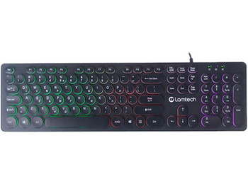 Lamtech LAM021226 Gaming Πληκτρολόγιο RGB Black