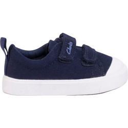 Clarks City Bright Παιδικά Sneakers Navy Μπλε 261490877
