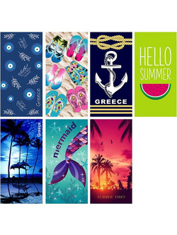 SUMMERtiempo Πετσέτα Θαλάσσης Microfiber Μπλε 70x140cm 622154