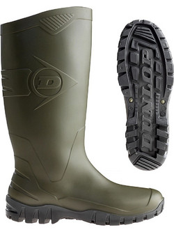Dunlop Dane Γαλότσες Εργασίας Γονάτου Πράσινες