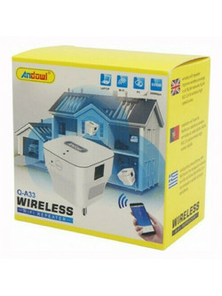 Andowl Q-A33 Wi-Fi Extender Single Band (2.4GHz)