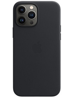 Apple Leather Case with MagSafe Midnight (iPhone 13 Pro Max)