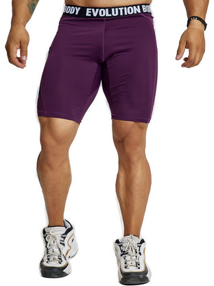 Evolution Body Ανδρικό Κολάν Ποδηλατικό Μωβ EVO-FIT 2556