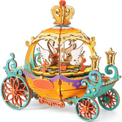 Robotime 3D Rolife DIY Music Box Pumpkin Carriage AM41