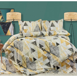 Dimcol Σετ Σεντόνια Μονά Βαμβακερά 160x240 Geometrical 333