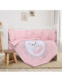 Lorelli Lily Little Bear Σετ Κούνιας Pink 4τμχ 20800145902