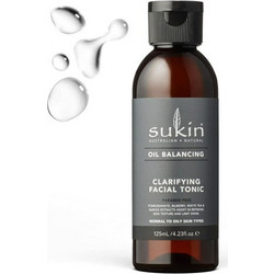 Sukin Naturals Oil Balancing Clarifying Facial Tonic Face Water Καθαρισμού Προσώπου για Ακμή 125ml