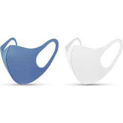 Tili Face Mask White & Light Blue 2τμχ