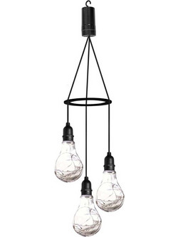 LuxForm Apollo 92733.000.00 92733 Κρεμαστό Φωτιστικό Οροφής Τρίφωτο LED Μαύρο