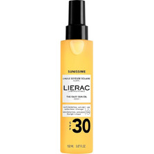 Lierac Sunissime The Silky Αντηλιακό Λάδι Σώματος Αντιγηραντικό SPF30 150ml